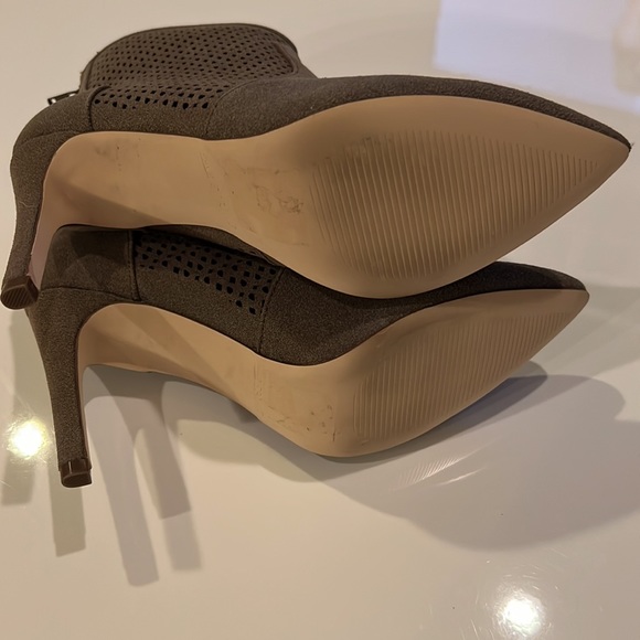 Call It Spring Perforated Pointed Toe ankle Booties - Picture 8 of 11